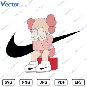 Nike Kaws Svg Png dxf Vector Files