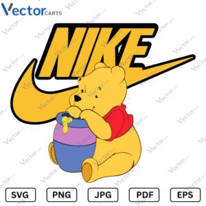 Nike Pooh v1 Svg Png dxf Vector Files