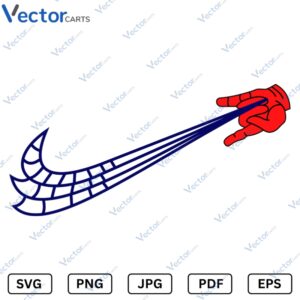 Spiderman Swoosh Svg Png dxf Vector Files