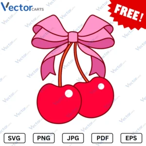 Cherry Valentine s Day Svg Png dxf Vector Files