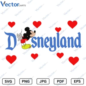 Disneyiand Mickey Valentine s Day Svg Png dxf Vector Files