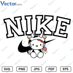 Nike Kitty Icecream Svg Png dxf Vector Files