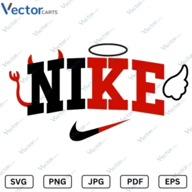 Nike devil Valentine's Day Svg Png Vector Files