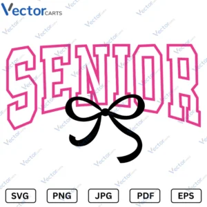 Senior Bow Svg Png Vector Files