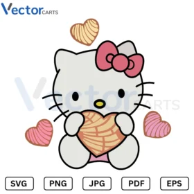 Hello Kitty Concha Svg Png Vector Files