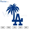 LA Date Svg Png Vector Files