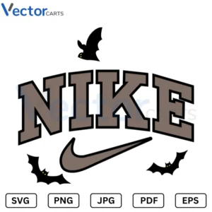 Nike Halloween Bats Svg Png Vector Files