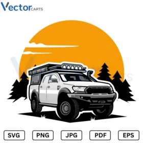 Truck Camping Svg Png Vector Files