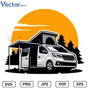 Truck Camping new Svg Png Vector Files