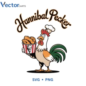 Hannibal pecker Svg Png For Tshirt Vector Design