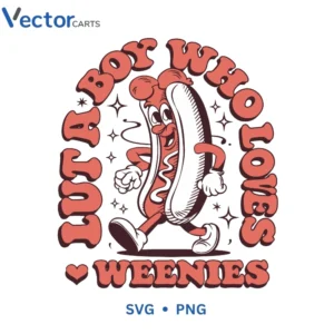 Lut a boy Weenies Svg Png For Tshirt Vector Design