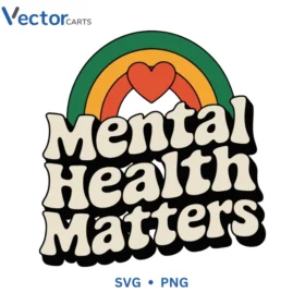 Mental Health Svg Png For Tshirt Vector Design