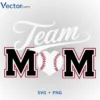 Team Mom Svg Png For Tshirt Vector Design