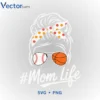 mom life Svg Png For Tshirt Vector Design