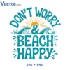 Beach happy Svg Png For Tshirt Vector Design