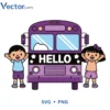 HELLO Svg Png For Tshirt Vector Design