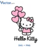Hello Kitty 3 Svg Png For Tshirt Vector Design
