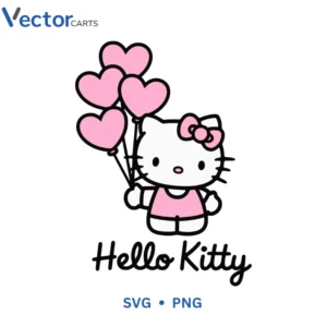 Hello Kitty 3 Svg Png For Tshirt Vector Design