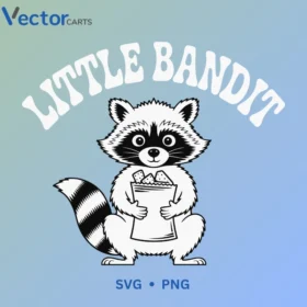 LITTLE BANDIT Svg Png For Tshirt Vector Design