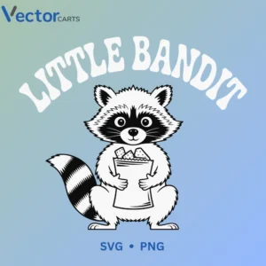 LITTLE BANDIT Svg Png For Tshirt Vector Design
