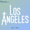 LOS ANGELES Svg Png For Tshirt Vector Design