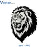 Lion Svg Png For Tshirt Vector Design