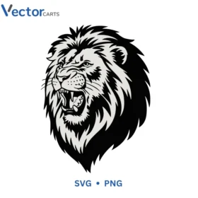 Lion Svg Png For Tshirt Vector Design