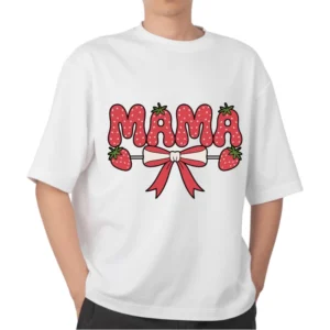 Mama Stawberry Bow