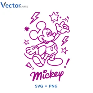 Mickey Svg Png For Tshirt Vector Design