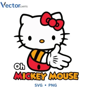 Oh MICKEY MOUSE Svg Png For Tshirt Vector Design