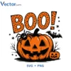 BOO! Halloween Png Vector Design
