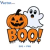 Boo V5 Halloween Png Vector Design