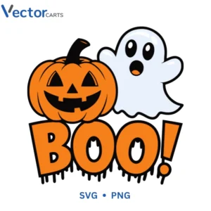 Boo V5 Halloween Png Vector Design