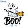 Boo v6 Halloween Png Vector Design