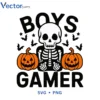 Boys gamer Halloween Png Vector Design