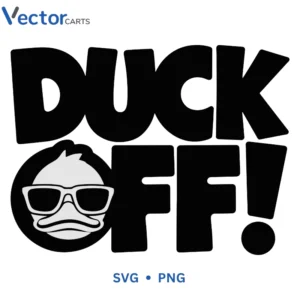 Duck off Halloween Png Vector Design