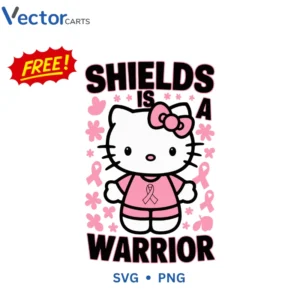 SHIELDS IS A WARRIOR Free Svg Png For Tshirt Vector Design