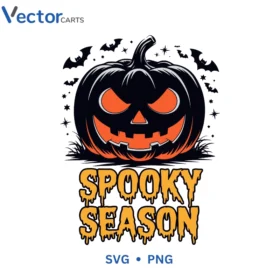 Spooky season V3 Halloween Png Vector Design
