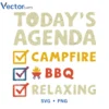 TODAYS AGENDA Svg Png For Tshirt Vector Design