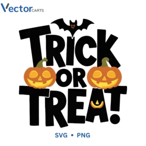Trick or treat v2 Svg Png For Tshirt Vector Design