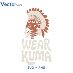 Wear Kuma1 Svg Png For Tshirt Vector Design
