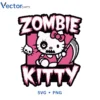 zombi kitty Svg Png For Tshirt Vector Design