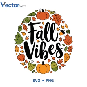 Fall vibes v2 Halloween Png Vector Design