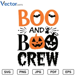 Boo crew Png Vector Design