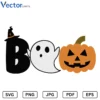 Boo pumpkin Halloween Png Vector Design