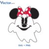 Ghost Minnie Halloween Png Vector Design