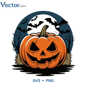 Halloween Bats V2 Pumpkin Png Vector Design