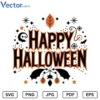 Happy Halloween v17 Png Vector Design