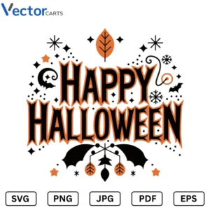 Happy Halloween v17 Png Vector Design