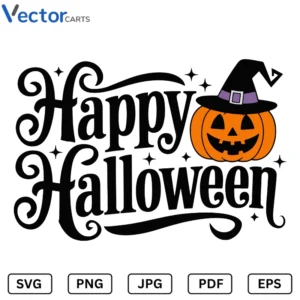Happy Halloween v19 Png Vector Design